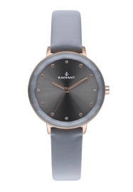 WATCH RADIANT KATRINE 34MM GREY DIAL GREY LEATHER STRA RA467607