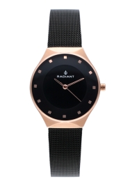 WATCH RADIANT TOKYO 32MM BLACK DIAL BLACK SS MESH RA530603