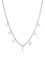 ROSEFIELD JEWELRY MULTI STARS AND MOON NECKLACE SILVER MUSNS-J210