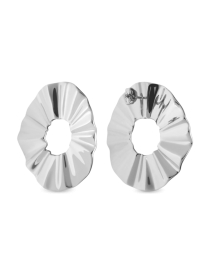 WATCH ROSEFIELD JEWELRY LIQUID WAVED COIN EARRING SILVER BLWES-J212