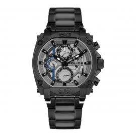 WATCH POLICE NORWOOD MULTI GREY DIAL BLACK SS BAND PL.15472JSB-13M
