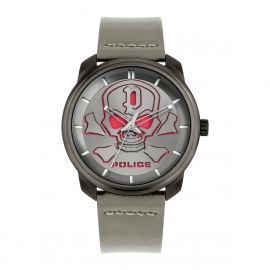 WATCH POLICE BLEDER 3H GUN DIAL GREY STRAP PL.15714JSU-61