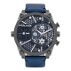 POLICE VIGOR MULTI 51MM BLUE DIAL & LEATHER STR PL.15381JSU-61B