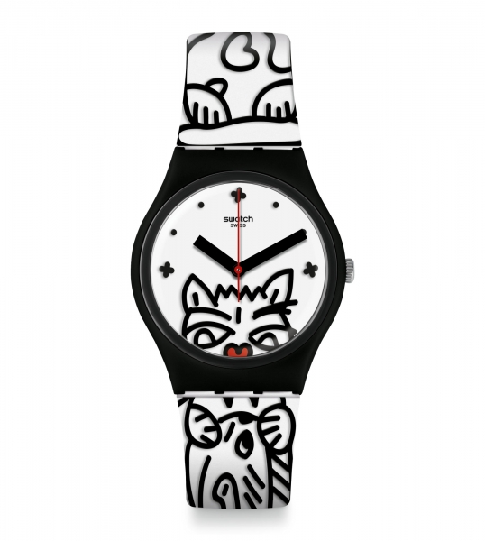 SWATCH COMICAT GB322