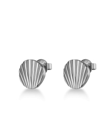WATCH ROSEFIELD JEWELRY SHELL STUD EARRINGS SILVER JSSES-J168