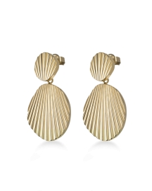 WATCH ROSEFIELD JEWELRY SHELL SHAPE EARRINGS GOLD JSSHEG-J169