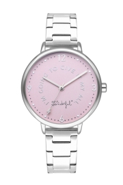 WATCH MR WONDERFUL WATCH SHINE AND SMILE / SILVER&PINK / BR WR10101