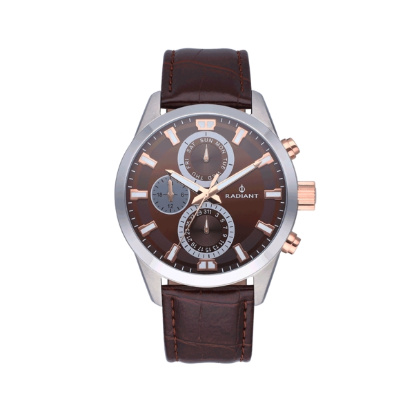 RADIANT GUARDIAN ALL SS 44MM BROWN DIAL&LEAT. ST RA479709