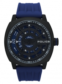 WATCH POLICE SPEED HEAD 3H BLUE DIAL BLUE STRAP R1451290003