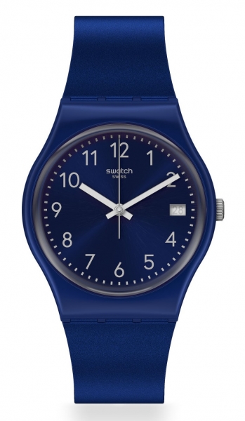 SWATCH SILVER IN BLUE