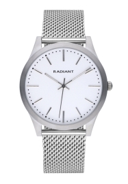 WATCH RADIANT LIGHTS&SHADOWS 40MM SILVER DIAL SS MESH RA553604