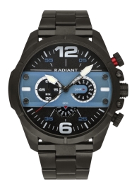 WATCH RADIANT SPEEDY 50MM BLACK DIAL IPBLACK BRACELET RA550703