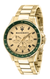 WATCH MASERATI SFIDA 44MM CHR YG DIAL BR YG R8873640005