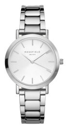WATCH ROSEFIELD THE TRIBECA WHITE SUNRAY STEEL SILVER TWSS-T62