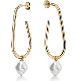 WATCH ROSEFIELD JEWELRY LIQUID PEARL AND HOOK EARRINGS JLPHEG-J184