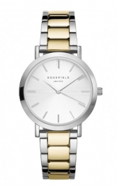 WATCH ROSEFIELD THETRIBECA WHITESUNRAY STEEL SILVER GOLD TWSSG-T63