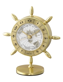 WATCH SEIKO RELOJ DE MESA EN FORMA DE TIMóN. QHG107G