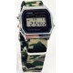 CASIO  A158W NATO CAMOUFLAGE?GREEN ARMY Timer. Alarm. WR 30 A158W-NATO_A