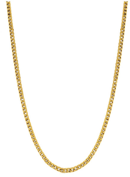POLICE JEWELS FASO NECKLACE GOLD SS 500+200MM PJ.26564PSG-02