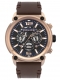 POLICE ARMOR MULTIF BLUE DIAL BROWN LEATHER STR PL.14378JSR-03