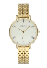 WATCH RADIANT TIARA 36MM GOLD DIAL IPG BRACELET RA542201