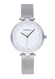 WATCH RADIANT THE CIRCLE 36MM SILVER DIAL SS MESH RA543201