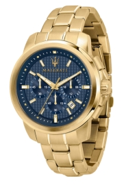 WATCH MASERATI SUCCESSO EXT 44MM CHR BLUE DIAL BR YG R8873621021