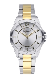 WATCH RADIANT LEXA 39MM SILVER DIAL IPSILVER-GOLD BRAZ RA568202