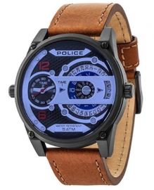 WATCH POLICE D-JAY 3H BLACK DIAL CAMEL PL.14835JSB-02