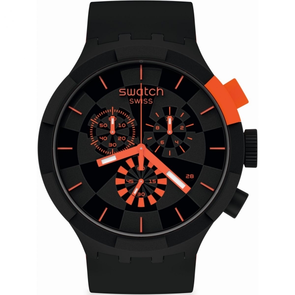 SWATCH CHECKPOINT RED SB02B402