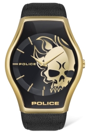 WATCH POLICE PEWJA2002301 SPHERE 2H GOLD / BLACK LEAT PL.16114JSG-02