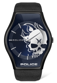 WATCH POLICE PEWJA2002302 SPHERE 2H GUN / BLACK LEATH PL.16114JSU-03