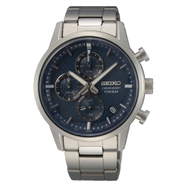 WATCH SEIKO NEO SPORTS CRONO EASY REMOVAL LINK AZUL SSB387P1