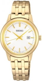 WATCH SEIKO NEO CLASSIC CUARZO 3 AGUJAS IP DORADO SUR412P1