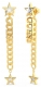 GUESS 57MM CHAIN LOGO & STARS YG UBE70155