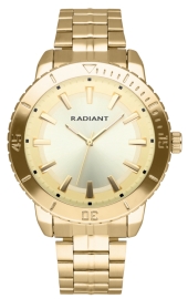 WATCH RADIANT MARINE 44MM GOLD DIAL IPGOLD BRAZ RA570205