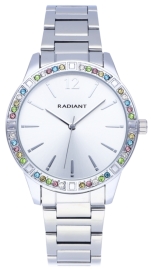 WATCH RADIANT SHINNY PASTELS 38MM SILVER DIAL SS BRACE RA566201