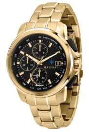 WATCH MASERATI SUCCESSO 44MM SOLAR BLACK DIAL BR YG R8873645002