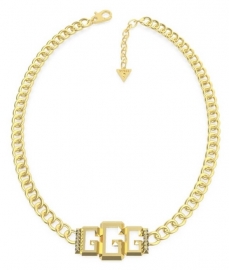 WATCH GUESS 16-18" CHAIN SMALL 3G LOGO YG UBN70010