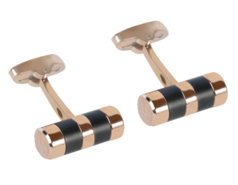 WATCH MASERATI J CUFFLINKS RG+IP BLACK JM416AIL01