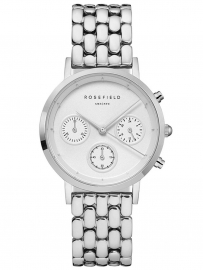 WATCH ROSEFIELD THE CHRONO WHITE SILVER NWG-N92