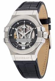 WATCH MASERATI POTENZA 40MM AUTO SCHELET BLK DL/BLK ST R8821108038