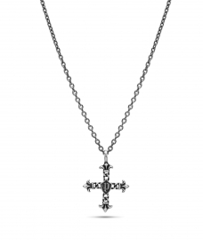 WATCH POLICE JEWELS KUDOS NECKLACE SS ANTIQUE SS CROSS 760MM PEJGN2112811