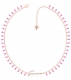 GUESS 16-18" PINK ENAMEL LOGO RG UBN70090