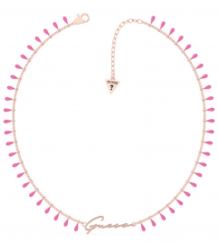 WATCH GUESS 16-18" PINK ENAMEL LOGO RG UBN70090