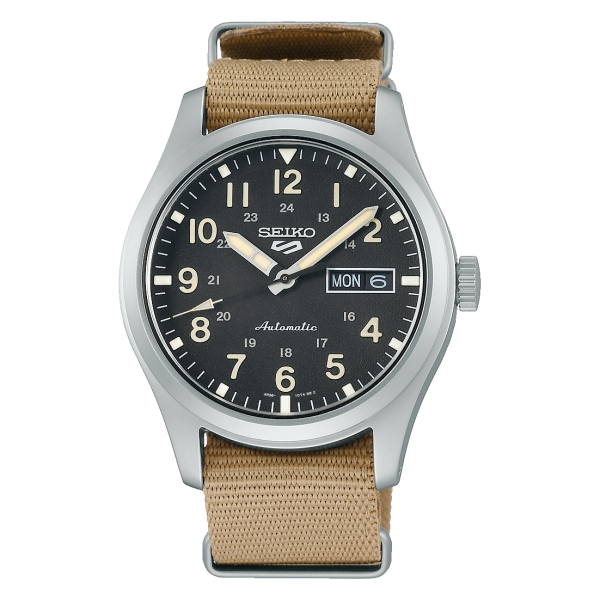 SEIKO 5 SPORTS FIELD MILITARY SPORTS CREMA SRPG35K1