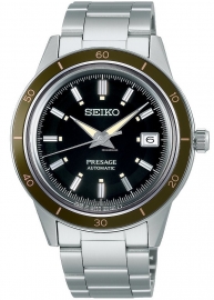 WATCH SEIKO PRESAGE STYLE 60' AUTOMáTICO VERDE OLIVO SRPG07J1