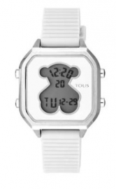WATCH TOUS D-BEAR TEEN SQUARE SS SILICONA BLANCA 100350380