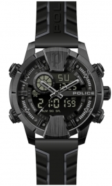 WATCH POLICE TARONGA ANADIGI BLACK DIAL / BLACK SILI PEWJP2110203
