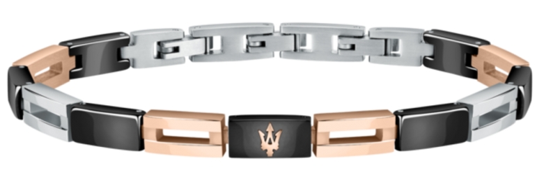 WATCH MASERATI GIOIELLI MASERATI BR. BLACK CERAMIC + RG PVD 22CM JM421ATZ09